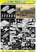 Sd.Kfz.7 8t Half-Track Model Kit with Gun - Early Production