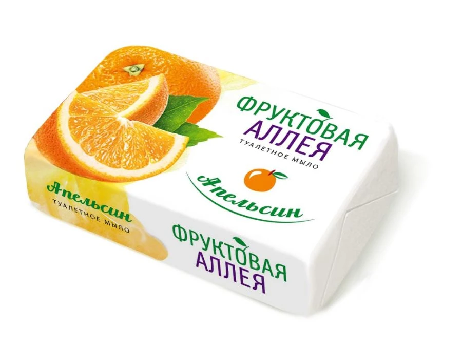 صابون صحي صلب "زقاق الفواكه - البرتقال