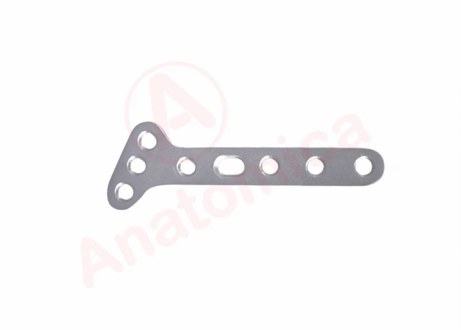 Small Oblique T-Shaped Plate with Angular Stability