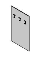 لوحة شماعات خشبية لغرفة النوم - مجموعة أثاث "Contemp