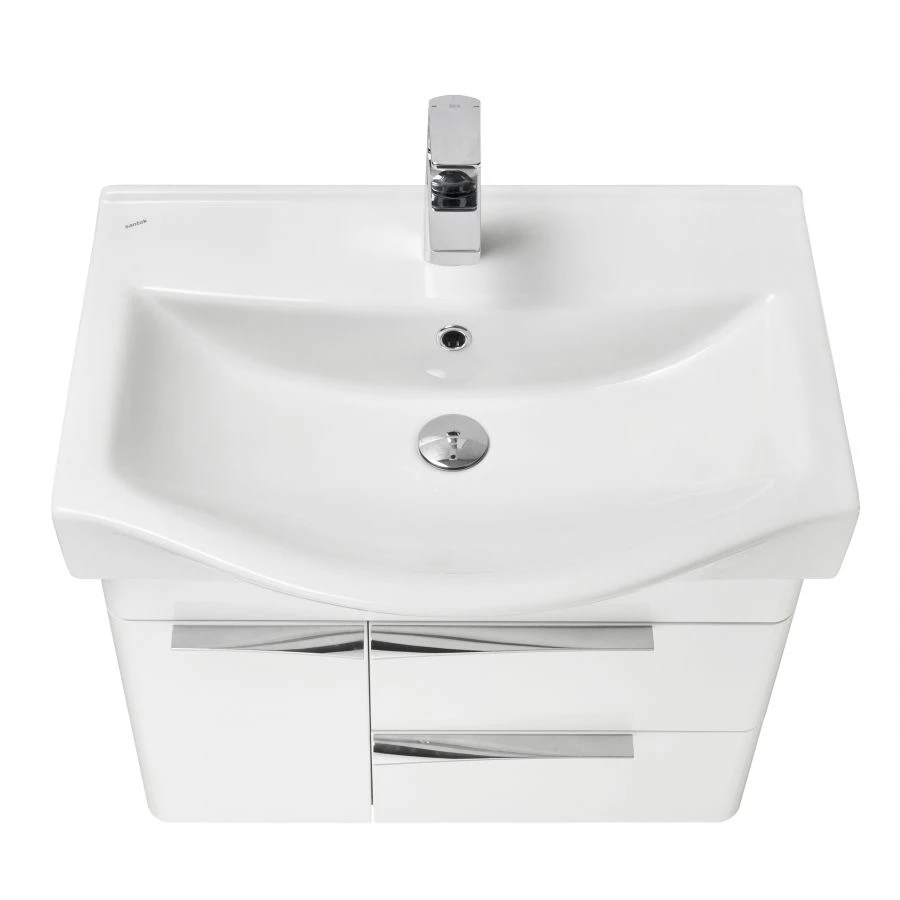 Aquaton Beverly 65 White Vanity Cabinet 1A235301BV0101
