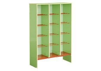 Plant Pot Rack with 15 Compartments, Laminated Chipboard