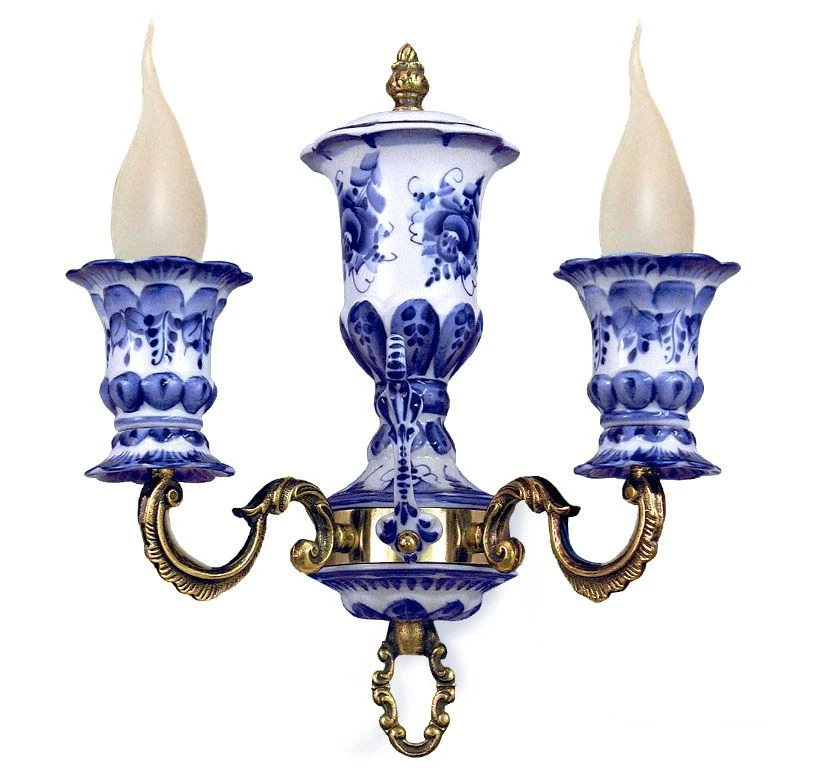 Caprice Wall Light 2-Arm Porcelain 200x60x200mm