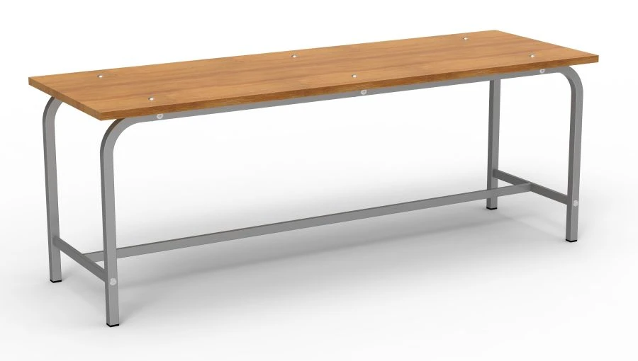 Changing Bench ST 1200x450x400 MDF for Locker Rooms