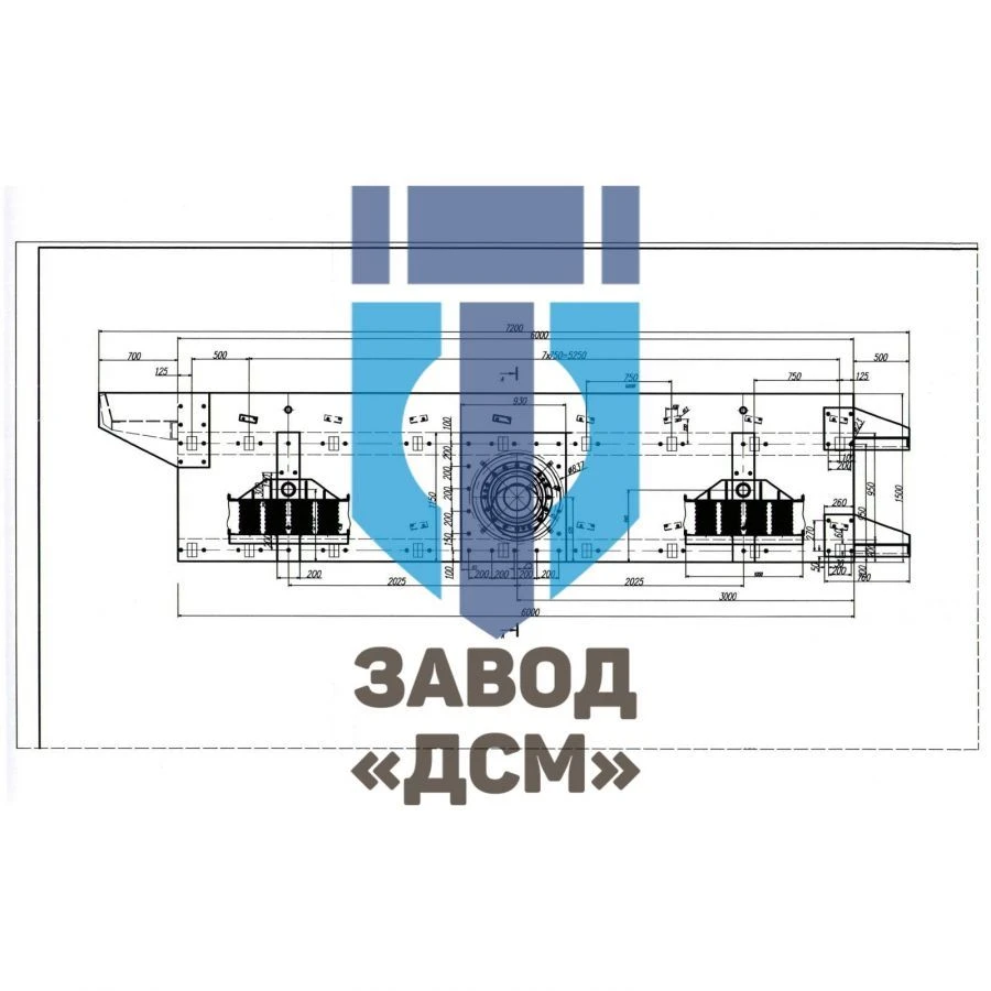 Lightweight Inertial Screen GDSM-62 (GIL-62) for Bulk Materials