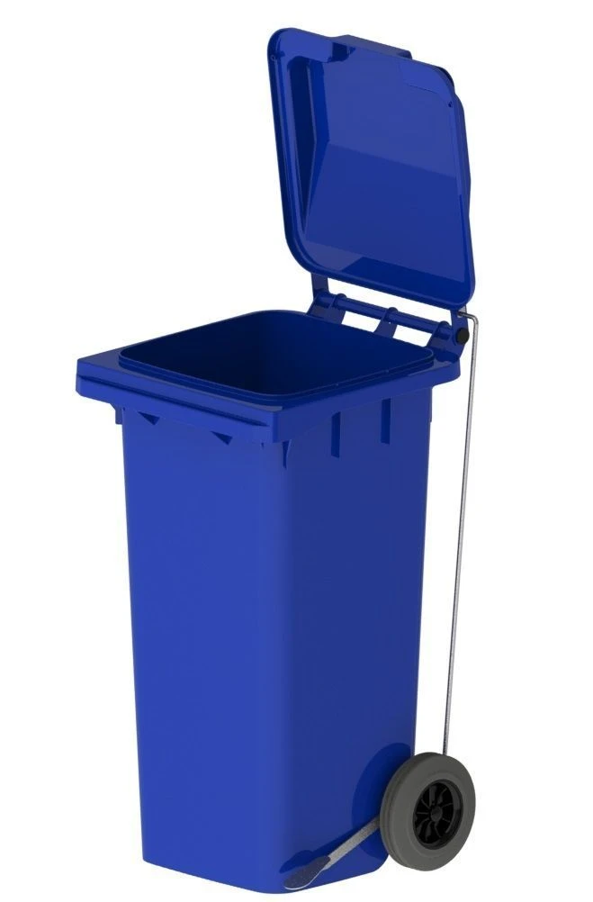 Portable 120L Waste Container with Lid Model 27.C21