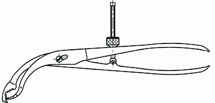 Bone Holder for Surgical Use, Model 330.014