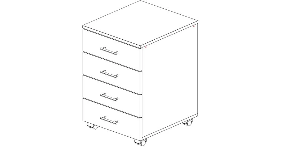 Office Cabinet for Documents and Stationery