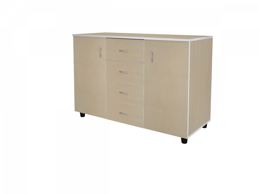 Modular Side Cabinet with Vertical Supports OpTb3.3.2