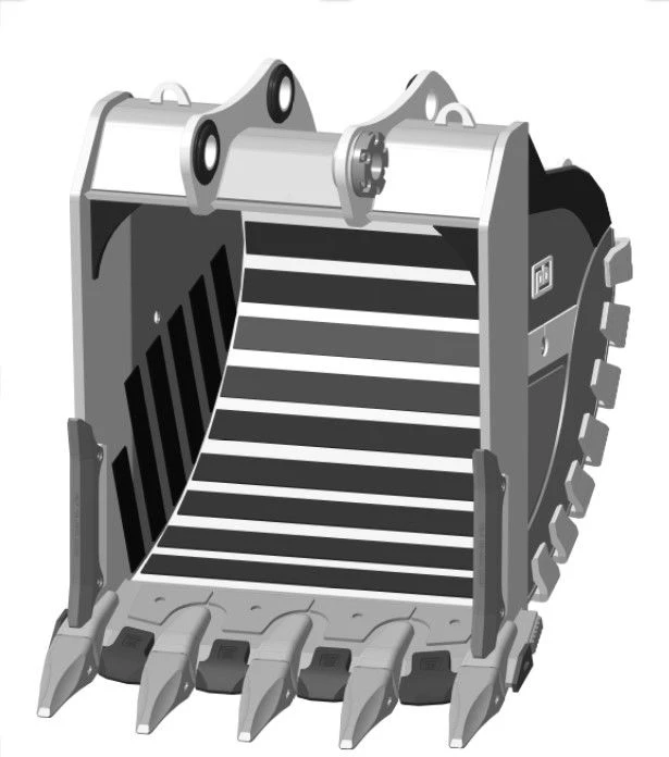 Super-Reinforced Rock Bucket 6.7m³ RDX-123.235d-XS115(5)WS-NF-420