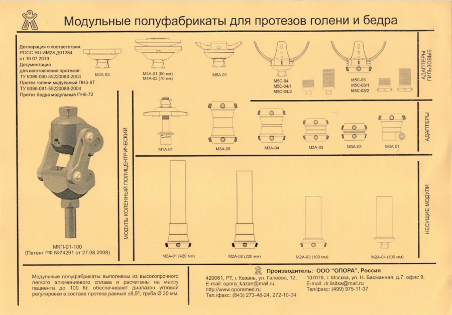 Functional Bearing Module for Lower Limb Prostheses - M2A-04