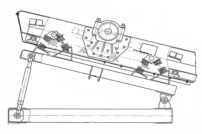 شاشة اهتزازية لتصنيف المواد حتى 1.4 طن/م³ GV-0.6