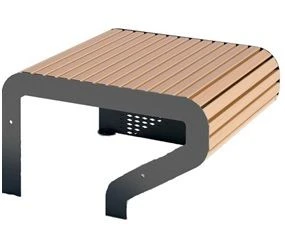 Metal Frame Bench for Offices and Public Spaces, Model 10038-1