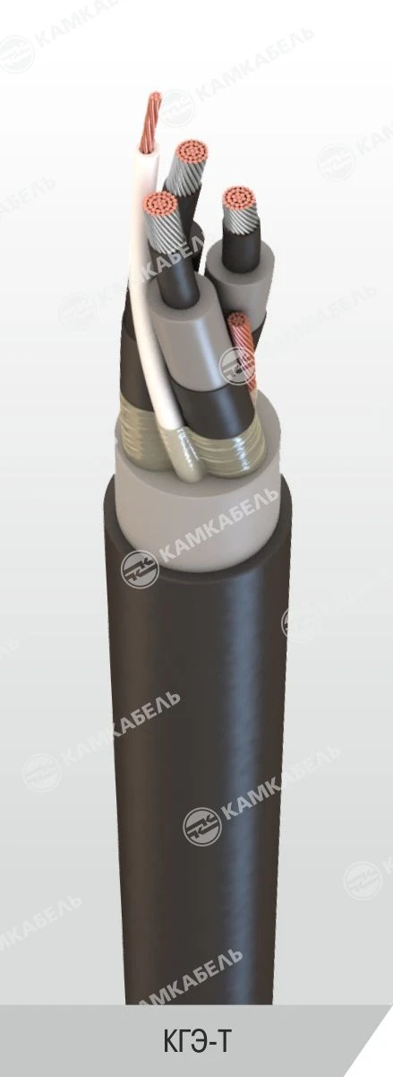 Flexible Shielded Power Cable KGE-T-6 for Heavy Machinery