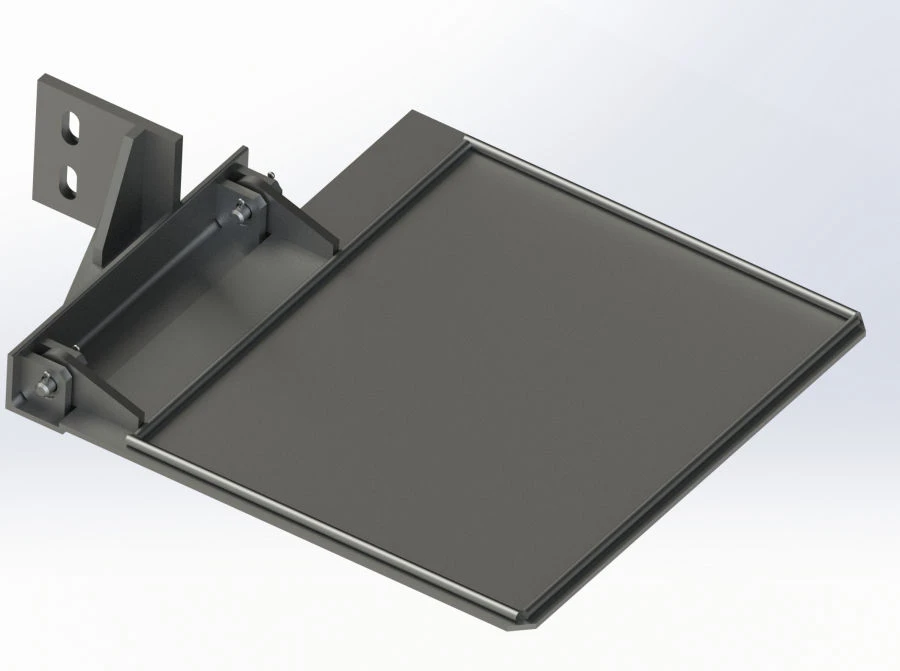 Left apron for platform transition USO-4.35.000