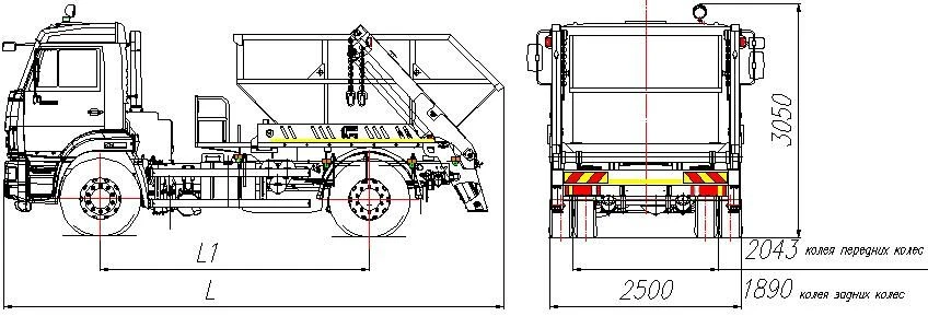 سيارة جمع النفايات MK-4512-02