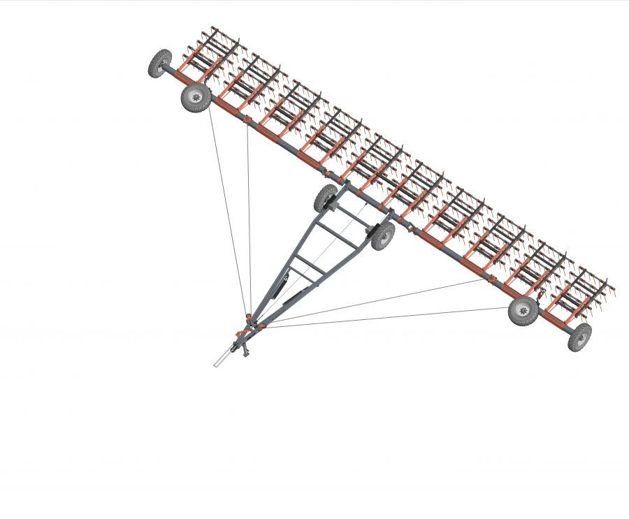 Medium Spring Harrow BSP-15 for Agricultural Soil Preparation