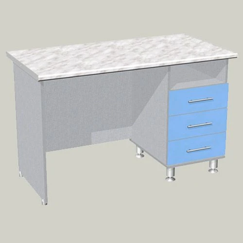 Rectangular Desk with One Pedestal Model STP-F4