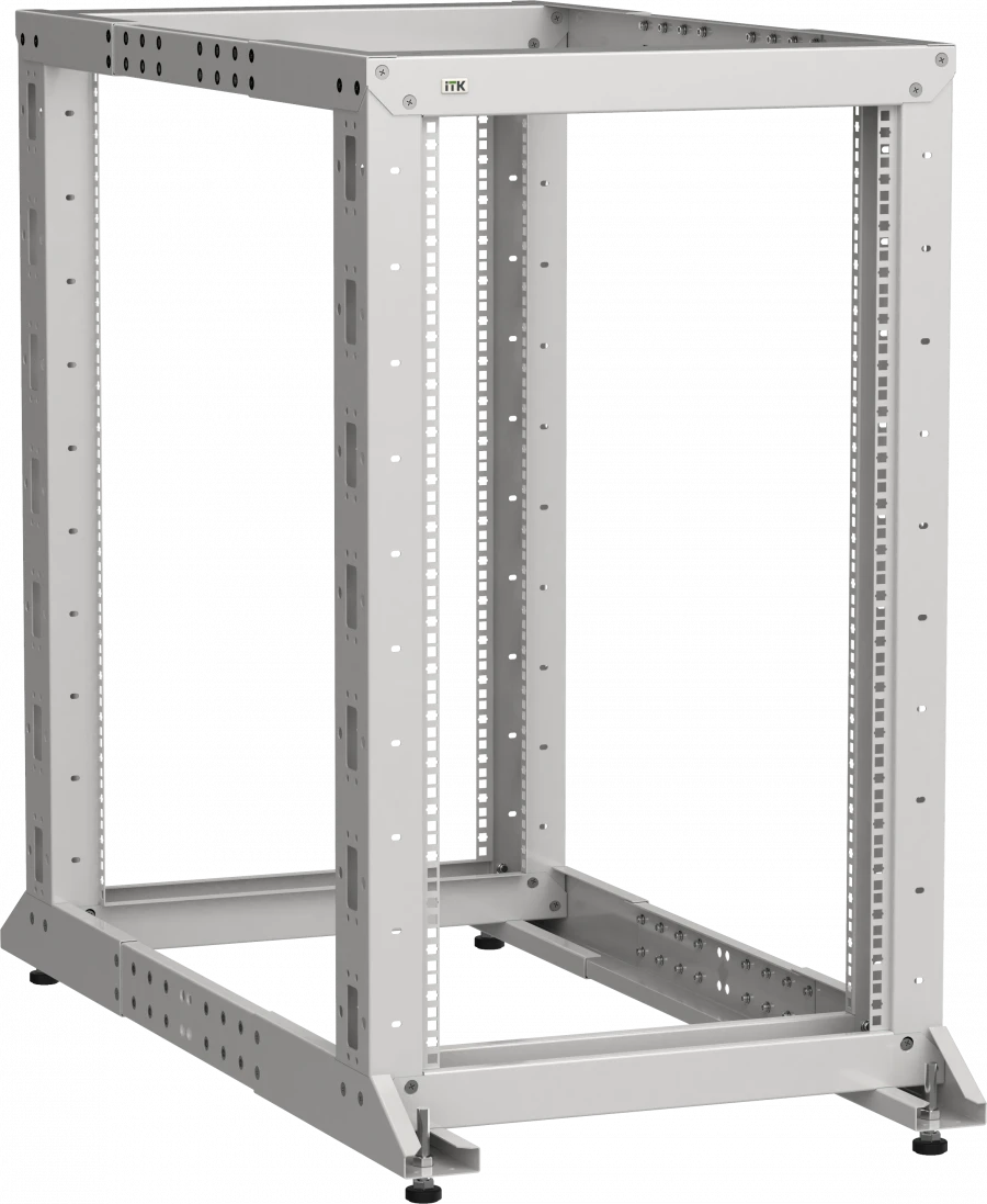 رف LINEA F 2-إطار 47U 600x600-1000 مم رمادي - LF35-47U61-2GM