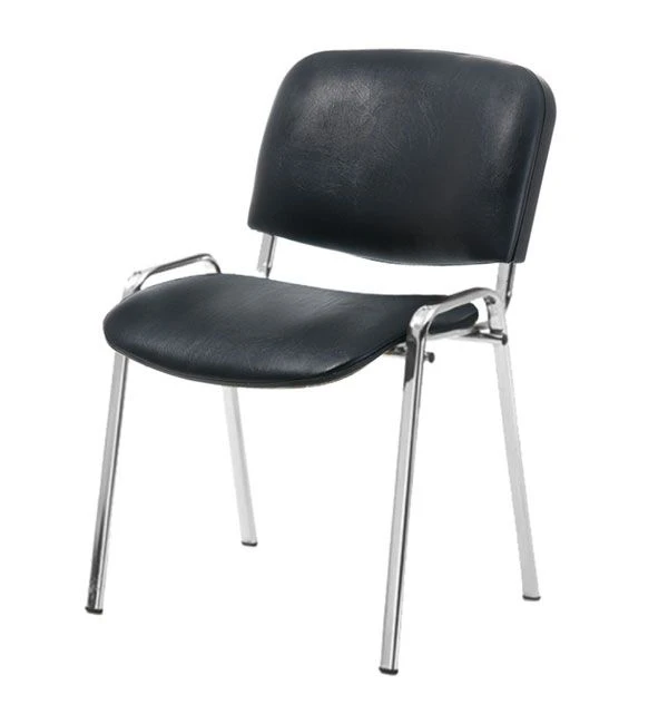 Black ISO Chrome Chair for Comfort and Durability (SMK3)