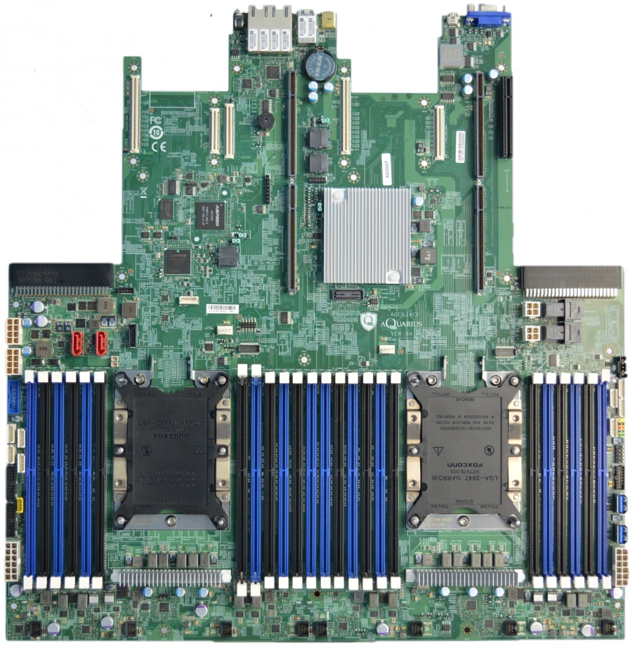 Motherboard for Server Components Management and Connectivity AQC624CF