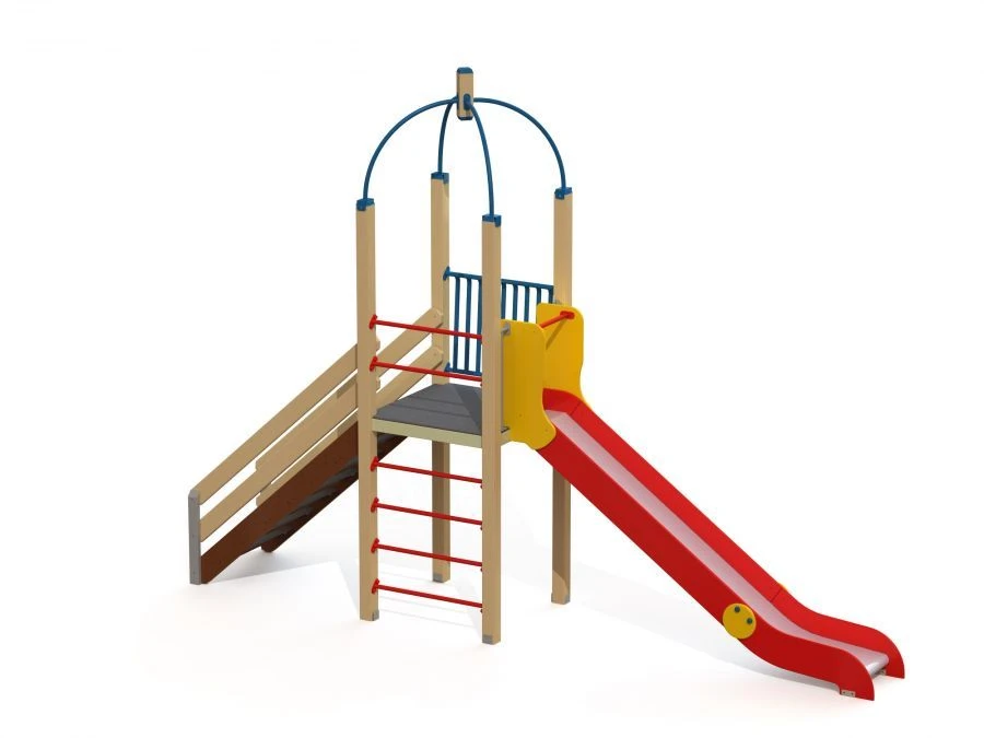 Children's Play Complex with Tower, Slide, and Ladder - DIC 1.01