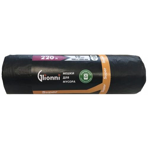 حقيبة من الأفلام البوليمرية 220 لتر من غليونى "سوبر