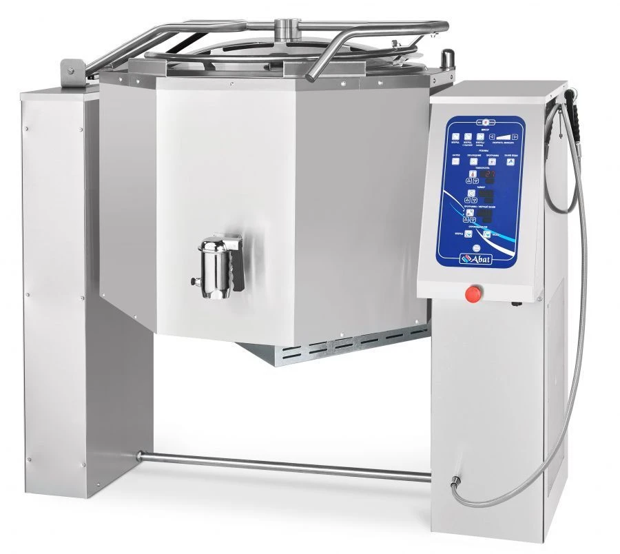 Electric Cooking Kettle with Drain Valve KPEM-100-OM2