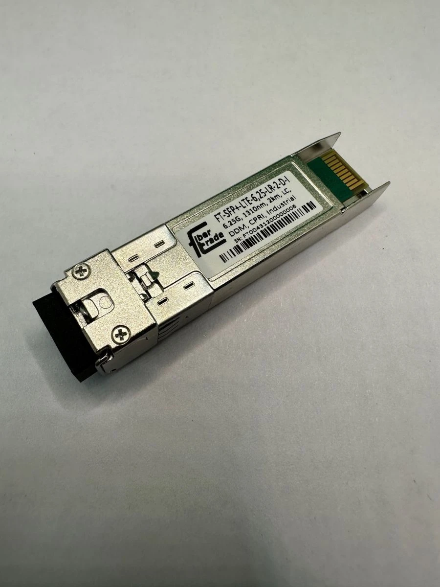 جهاز الإرسال والاستقبال البصري SFP+ FT-SFP+-LTE-6.25-LR-2-D-I