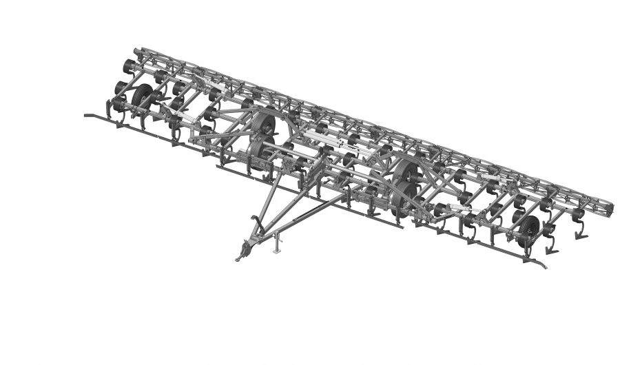 Wide-Body Soil Cultivator for Pre-Seed and Fallow Soil Processing KSHU-12M