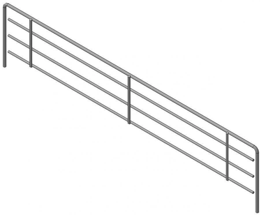 Side Stopper for Shelving 453*75