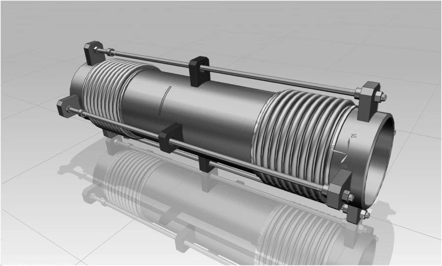 Universal Bellows Compensator URZ Type U, Diameter 15mm to 5000mm