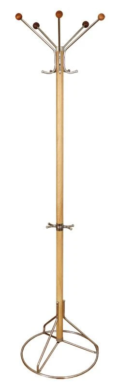 Stella-1DD Floor Hanger with 5 Hooks for Clothes and Hats