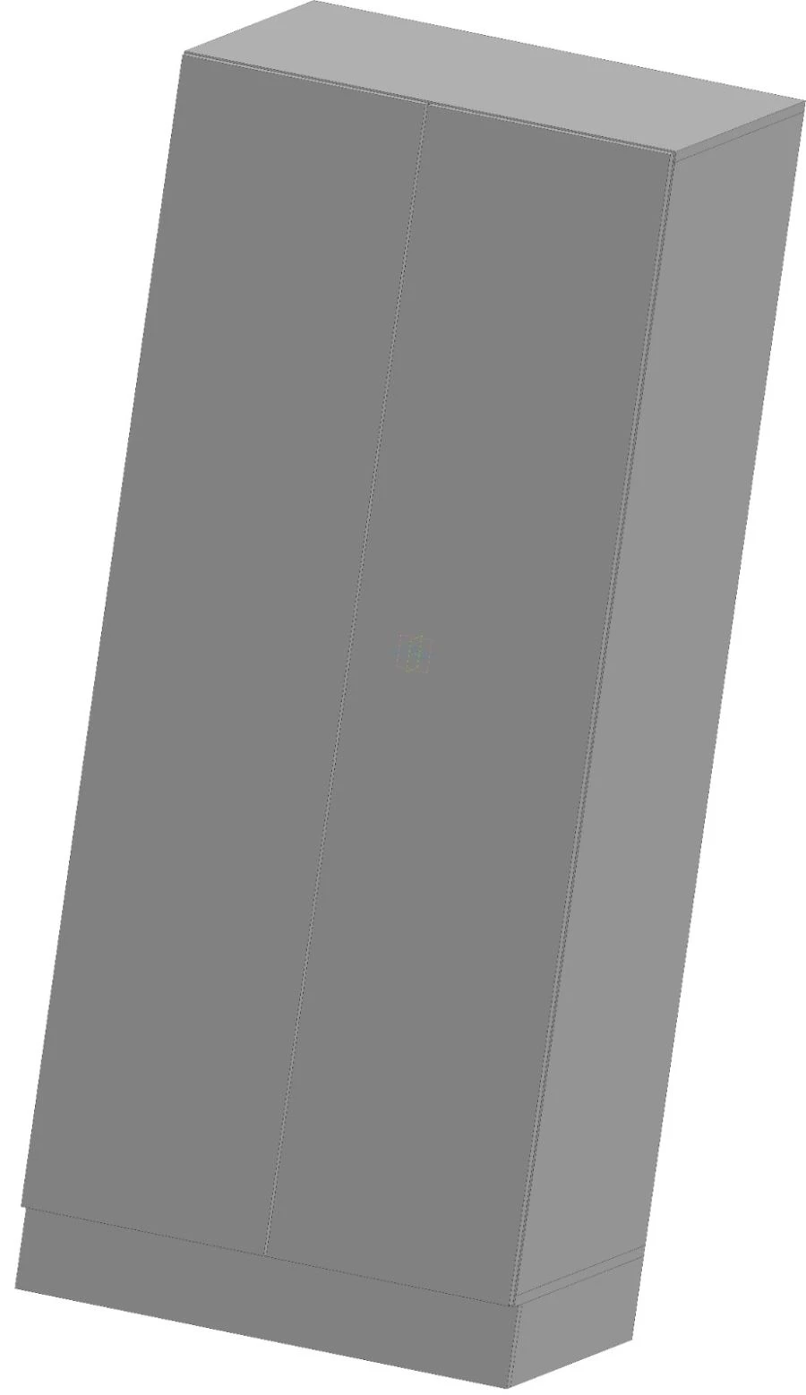 خزانة ملابس غير معدنية ذات بابين للسفن RBP-1