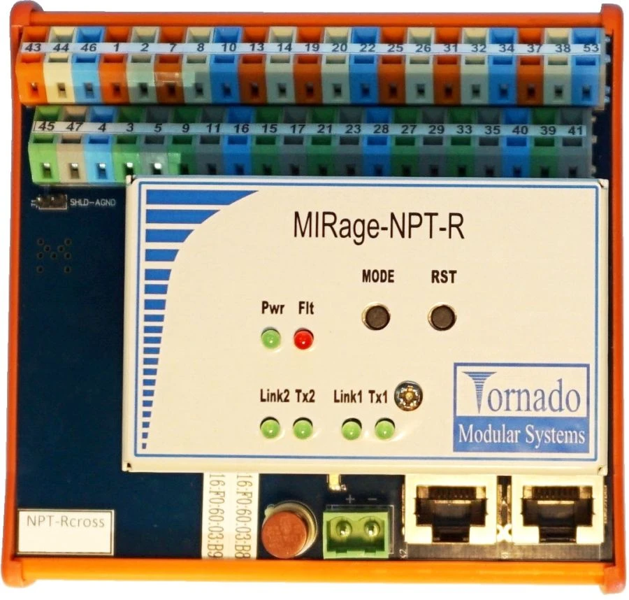 Resistance Temperature Sensor Signal Input Device, 8 Channels, Galvanic Isolation (MIRage-NPT)