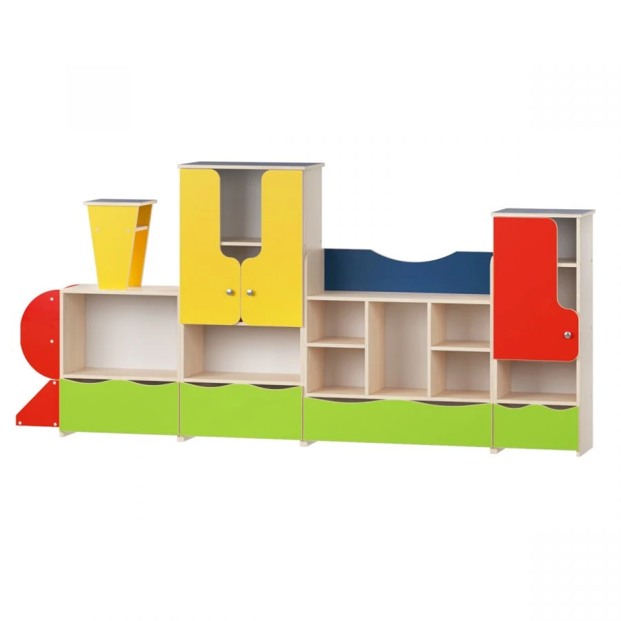 Children's Toy Shelf "Train-2