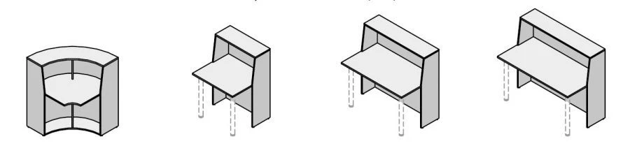 وحدة مكتب الإدارة - مجموعة أثاث "أغات