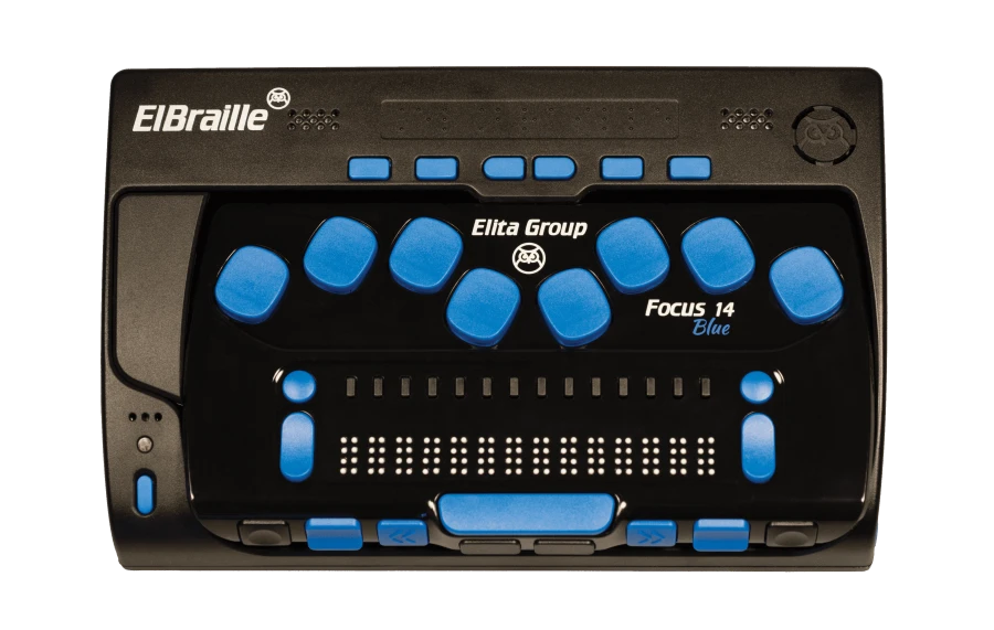 حاسوب محمول بإدخال/إخراج برايل ومولد صوتي - ElBraille-W14JG2