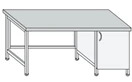 Metal Laboratory Table with Cabinet SL-6(m)