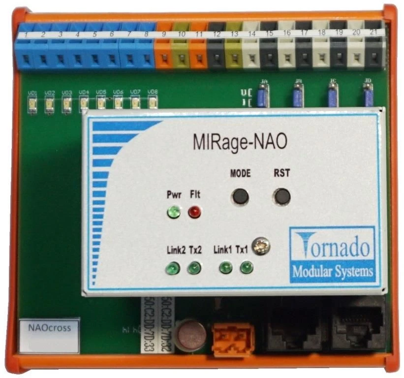 Analog Output and Discrete Input/Output Device MIRage-NAO