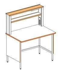 Custom Wooden Physics Laboratory Table