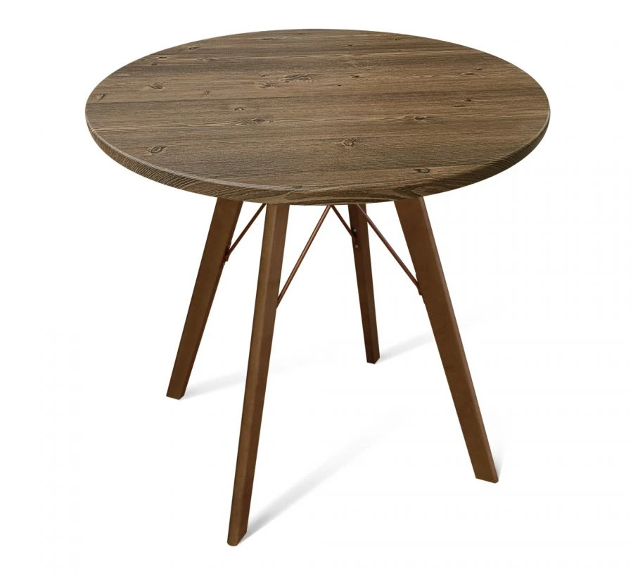 Sheffilton MDF Table SHT-TU9/70 with Wooden Base