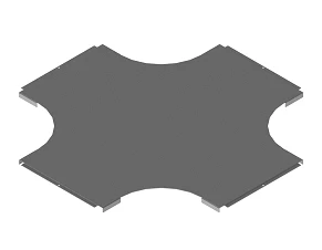 Cross-shaped Radius Tray Cover KL 000 XR15, 50-600mm Size