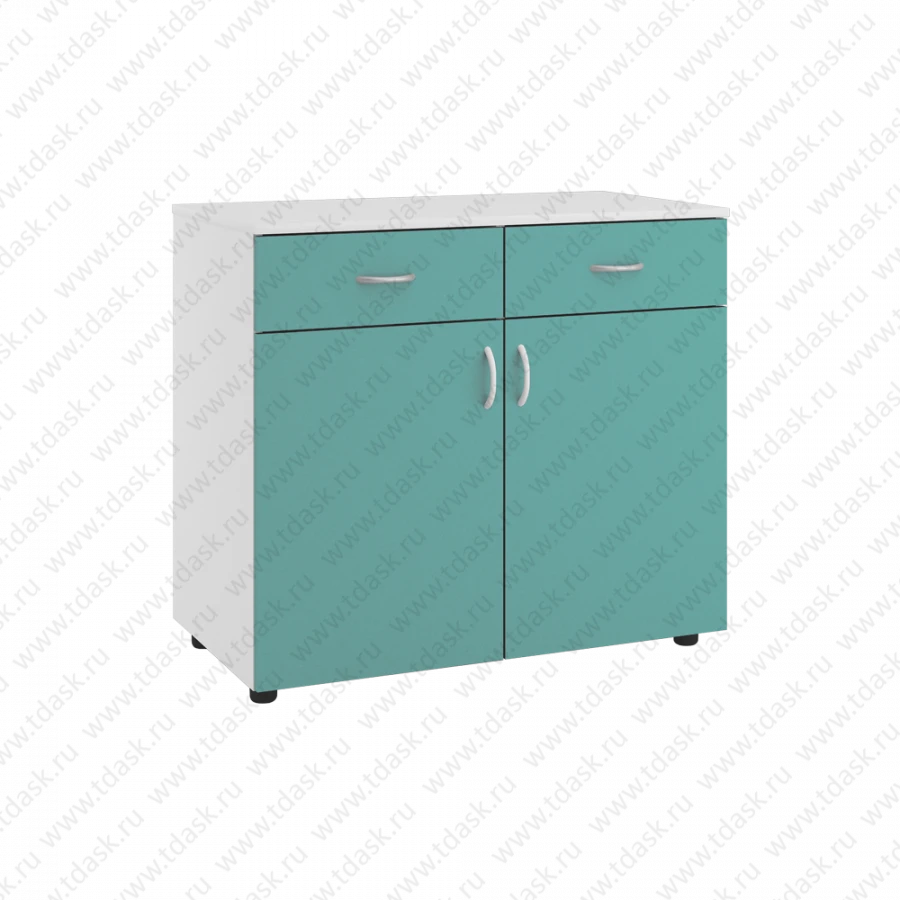 Closed Storage Cabinet with Right and Left Shelves TM.10.01