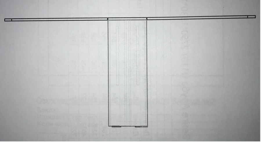 Folding Kitchen Table - Laminated Particleboard
