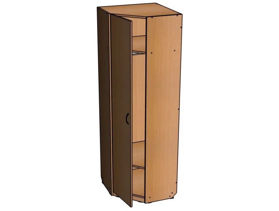Corner Clothes Cabinet for Clothing Storage Model Sh24