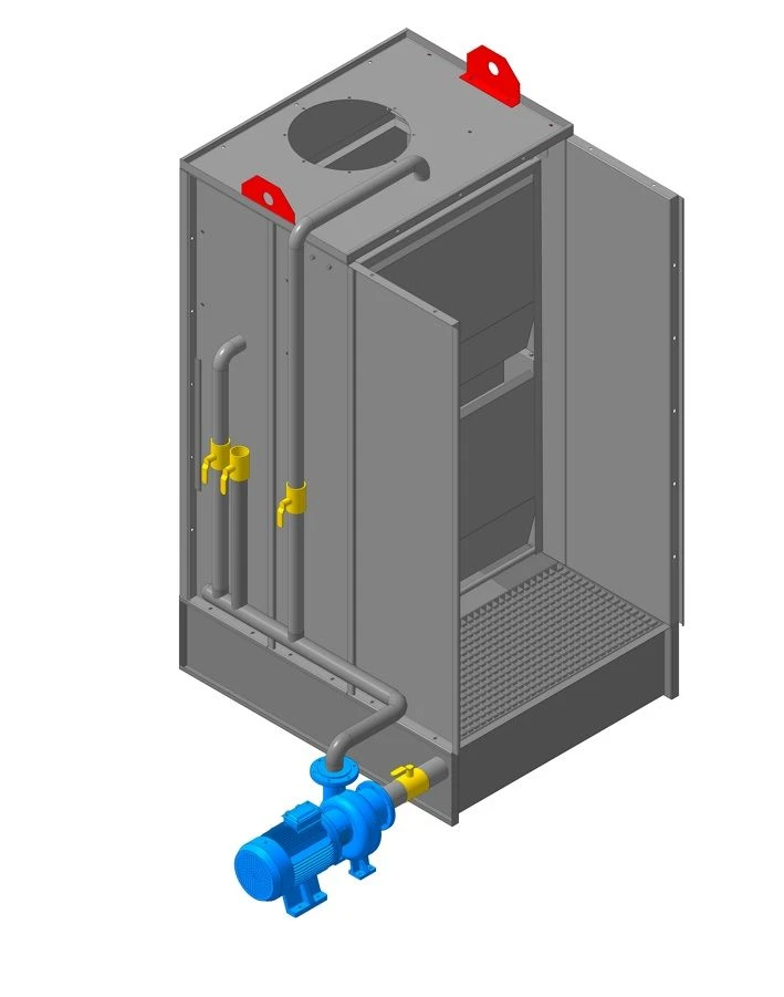 غرفة الطلاء مع ستارة مائية - OKG