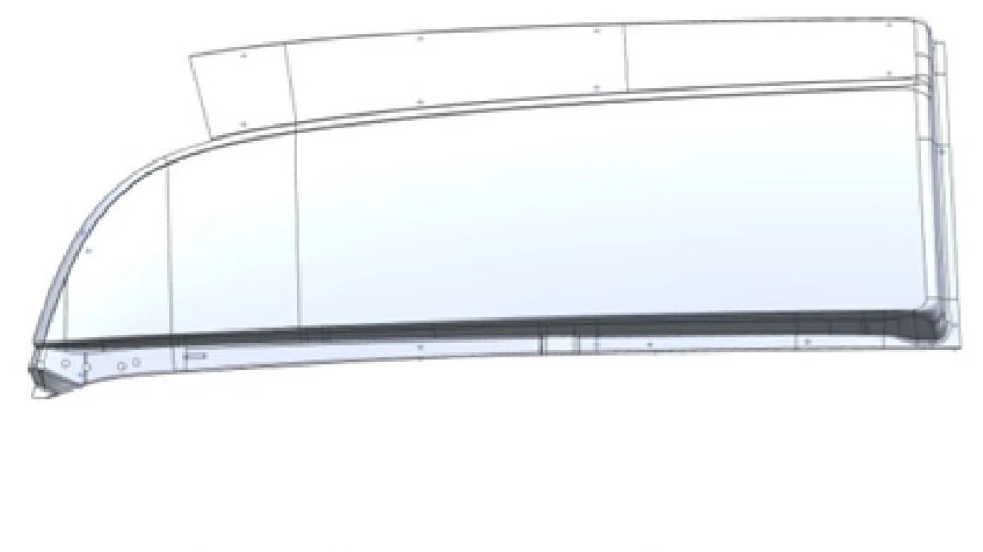 لوحة السقف اليسرى للسيارات - A9606577109