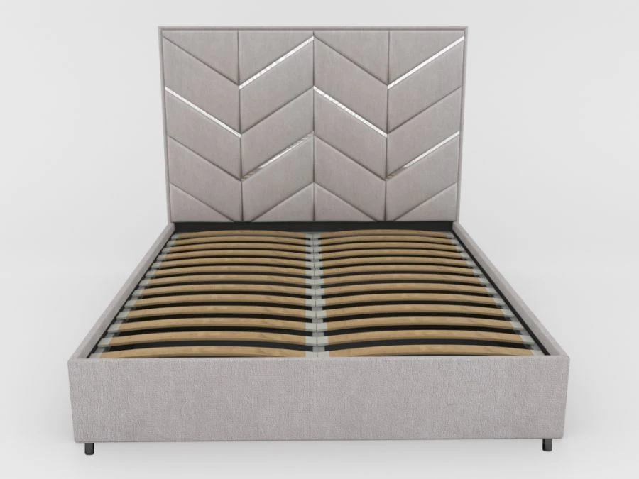 Georgia Model Double Bed with Soft Headboard