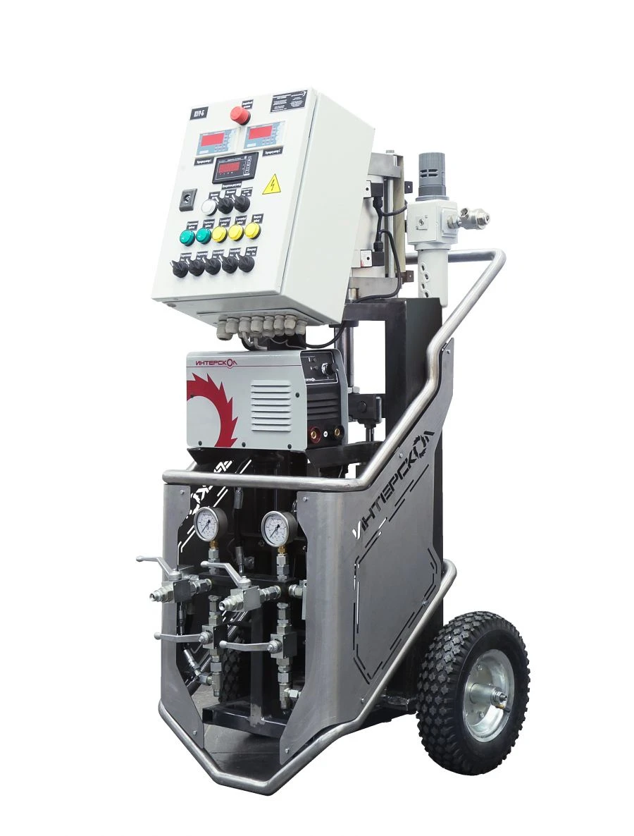 معدات الرش عالية الضغط للبولي يوريثان والبولي يوريا إنتيرسكل 4P200